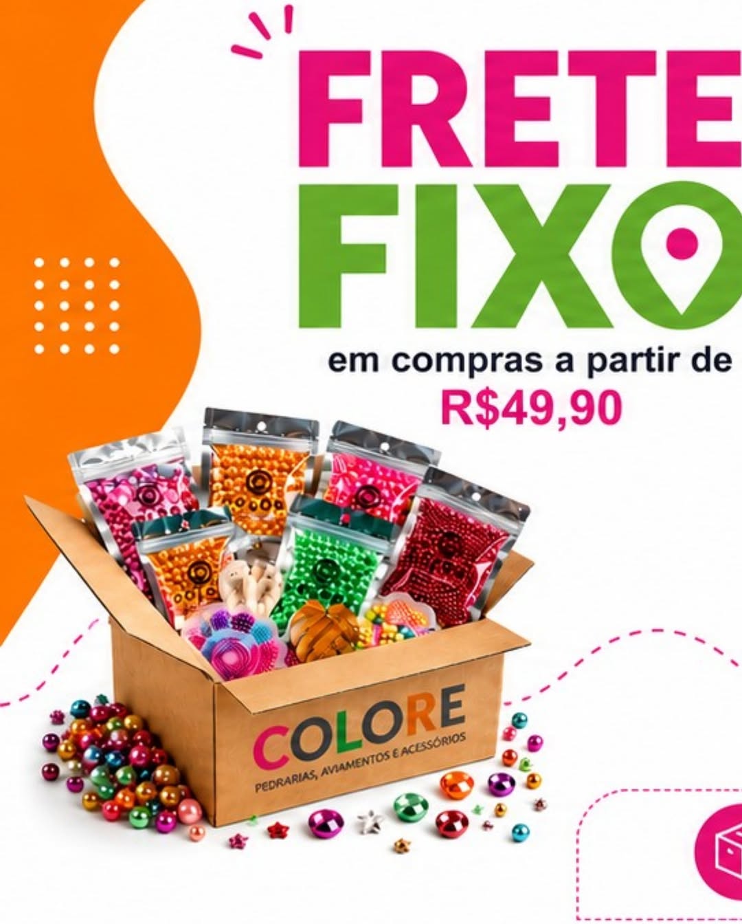 🚚 Seu pedido merece um frete que cabe no bolso!  Agora, comprando a partir d...