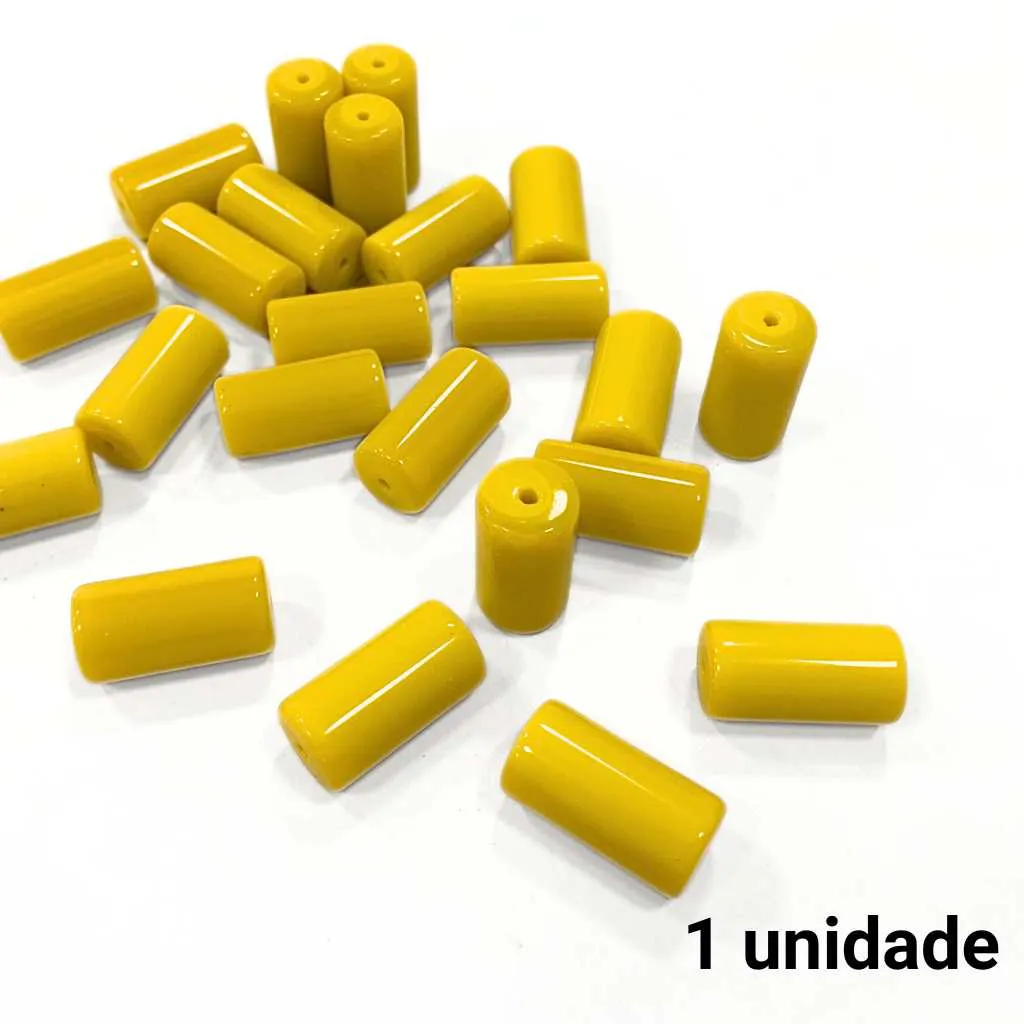Firma de Murano 10x20mm Leitosa 1 unidade