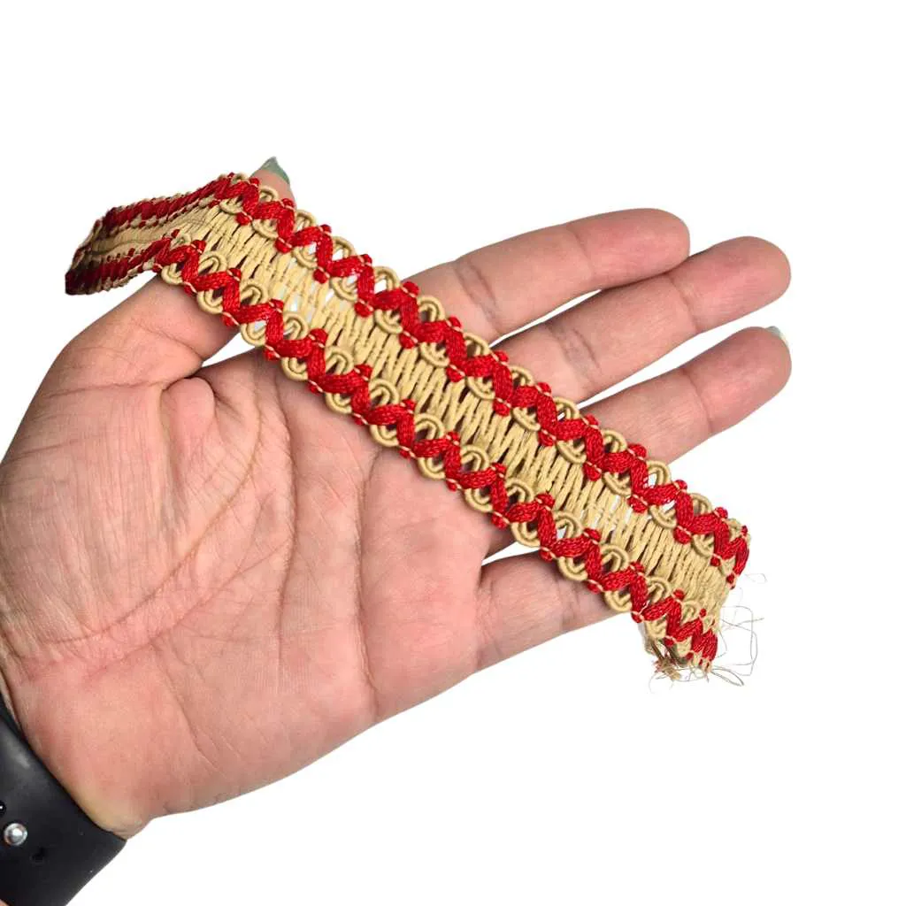 Galão Passamanaria Trançada 31mm 16 metros